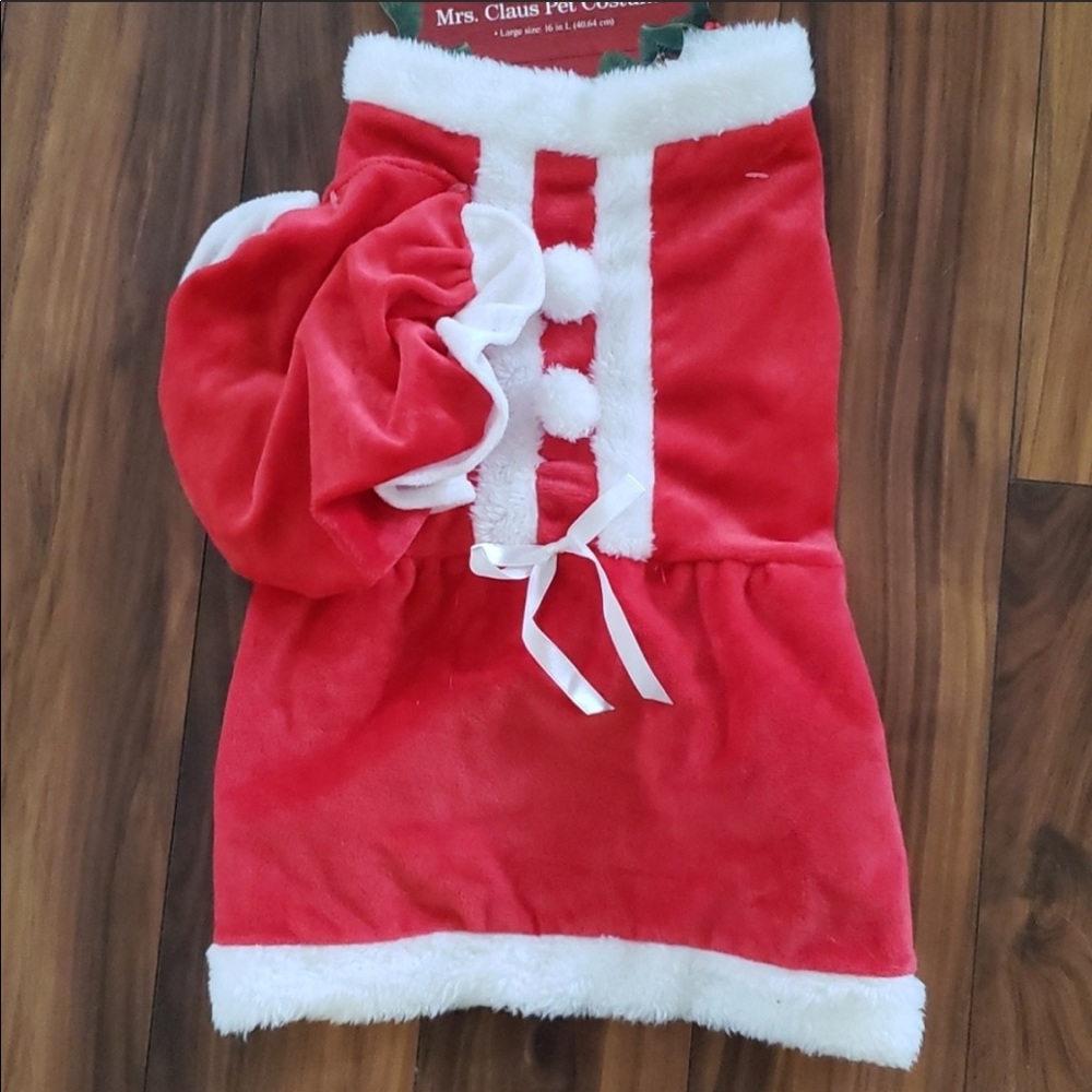 Mrs. Clause Pet Costume